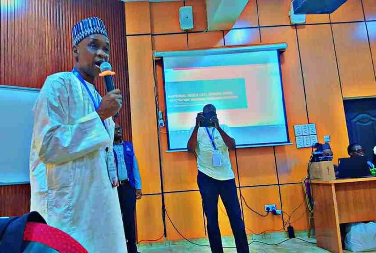 Chief Medical Director University of Maiduguri Teaching Hospital Addressing the participants