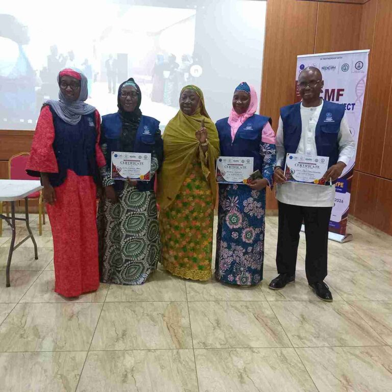 Facilitators with Dr. Sadiya after receiving their Certificate_2_11zon